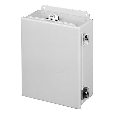 NVENT HOFFMAN Carbon Steel Enclosure, 12 in H, 12 in W, 6 in D, 12, 13, 4, Hinged A1212CHNF