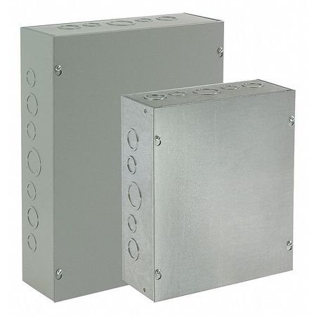 NVENT HOFFMAN Carbon Steel Enclosure, 16 in H, 12 in W, 4 in D, 1, Screw On ASE16X12X4NK