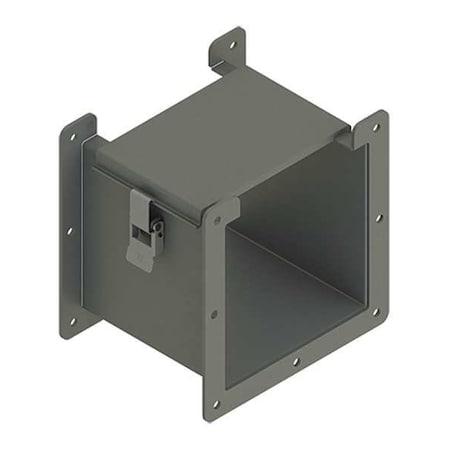 Nvent Hoffman Straight Section Wireway, 12 Rating, Steel, Powder Coated F66L06