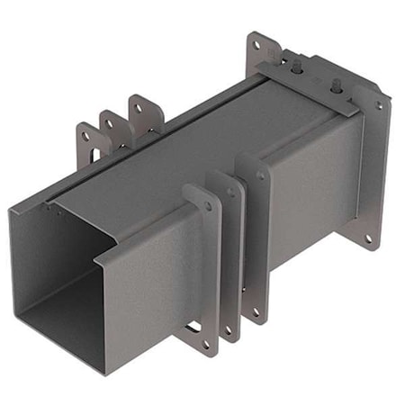 Nvent Hoffman Wireway Telescope Fitting, 12 Type, NEMA 12 Rating, Steel, Painted F44LA