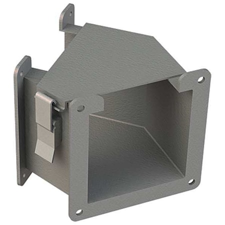 Nvent Hoffman Wireway 45 Degree Elbow, 12 Type, NEMA 12 Rating, Steel, Painted F44LE45A