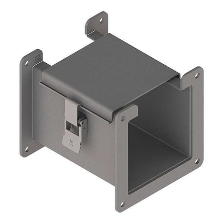 Nvent Hoffman Straight Section Wireway, 12 Rating, Steel, Powder Coated F44L06