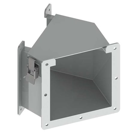 Nvent Hoffman Wireway 45 Degree Elbow, 12 Type, NEMA 12 Rating, Steel, Painted F66LE45A