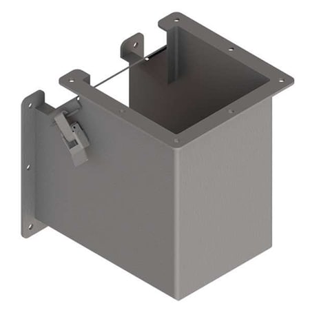 Nvent Hoffman Wireway 90 Degree Elbow, 12 Type, NEMA 12 Rating, Steel, Painted F66LE9B