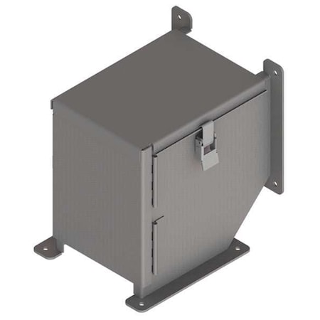 Nvent Hoffman Wireway 90 Degree Elbow, 12 Type, NEMA 12 Rating, Steel, Painted F66LE9C