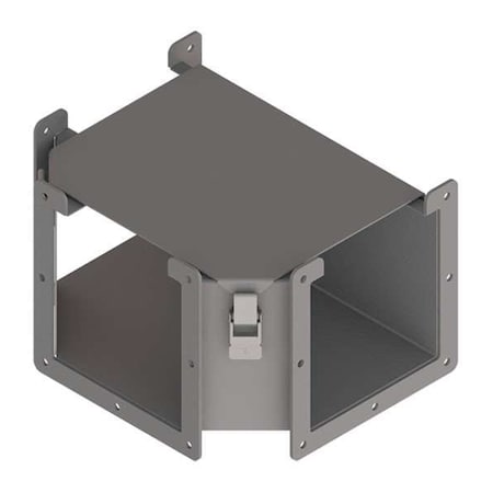 Nvent Hoffman Wireway Tee, 12 Type, NEMA 12 Rating, Steel, Painted F66LTA