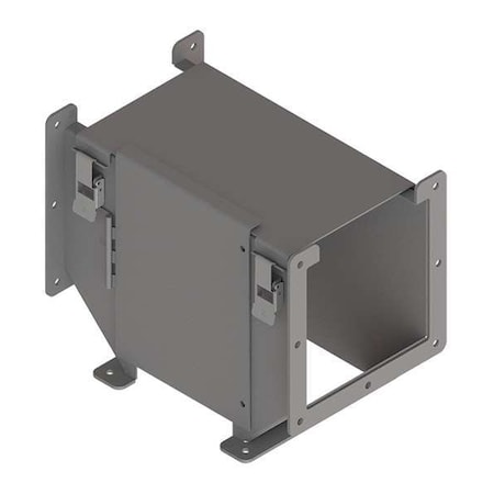 Nvent Hoffman Wireway Tee, 12 Type, NEMA 12 Rating, Steel, Painted F66LTC