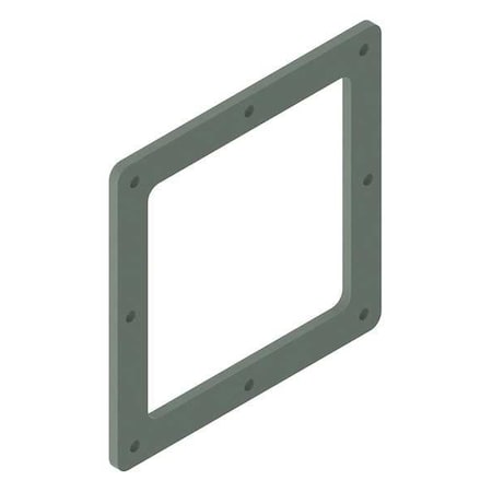 Nvent Hoffman Wireway Closure Plate, 12 Type, NEMA 12 Rating, Steel, Painted F66LP