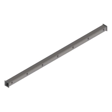 Nvent Hoffman Straight Section Wireway, 12 Rating, Steel, Powder Coated F44W120