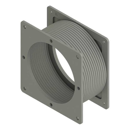 Nvent Hoffman Wireway Flexible Fitting, 12 Type, NEMA 12 Rating, Steel, Painted F66WFF