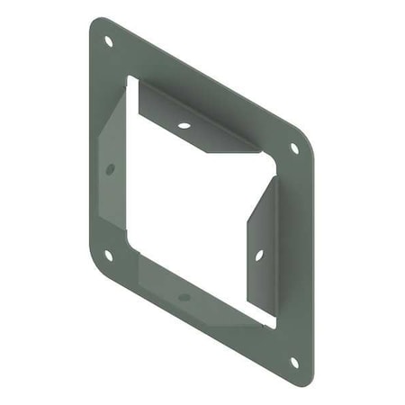 Nvent Hoffman Wireway Panel Adapter, 1 Type, NEMA 1 Rating, Steel, Painted F44GPA