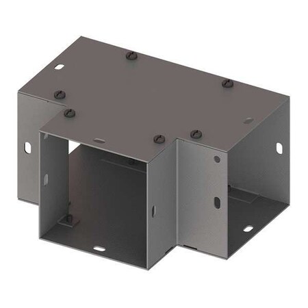 Nvent Hoffman Wireway Tee, 1 Type, NEMA 1 Rating, Steel, Painted F44GT