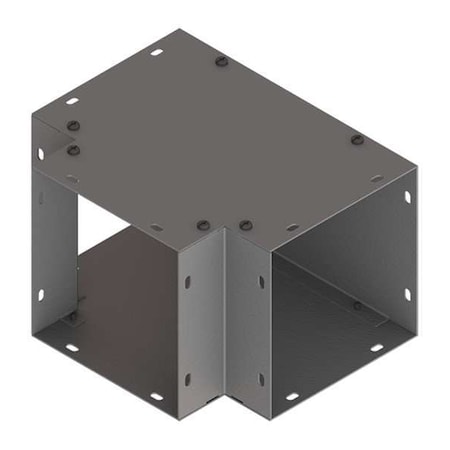 Nvent Hoffman Wireway Tee, 1 Type, NEMA 1 Rating, Steel, Painted F66GT