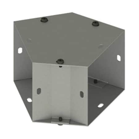 Nvent Hoffman Wireway 45 Degree Elbow, 1 Type, NEMA 1 Rating, Steel, Painted F44G45E