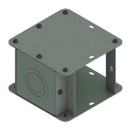 Nvent Hoffman Wireway Tee, 1 Type, NEMA 1 Rating, Steel, Painted F44G90TX