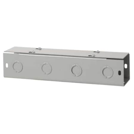 Nvent Hoffman Straight Section Wireway, 1 Rating, Steel, Powder Coated F1212T160GVP