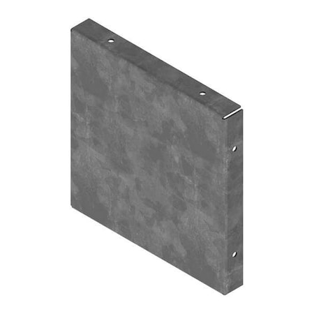 Nvent Hoffman Wireway Closure Plate, 1 Type, NEMA 1 Rating, Steel, Galvanized F66GCPNKGV