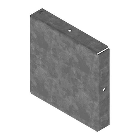 Nvent Hoffman Wireway Closure Plate, 1 Type, NEMA 1 Rating, Steel, Galvanized F44GCPNKGV