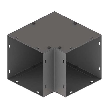 Nvent Hoffman Wireway 90 Degree Elbow, 1 Type, NEMA 1 Rating, Steel, Painted F66G90E