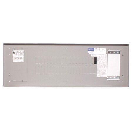 Ge Panelboard Interior, 42 Spaces, 100 to 225 Amps, 240V AC, Plug In Miniature Circuit Breaker Type AQU1422RCXAXT1B4