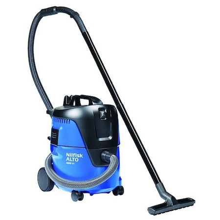 Nilfisk Aero, Shop Vacuum, 5 gal, PET, 3600 l/min, 1 1/2 hp 107406620
