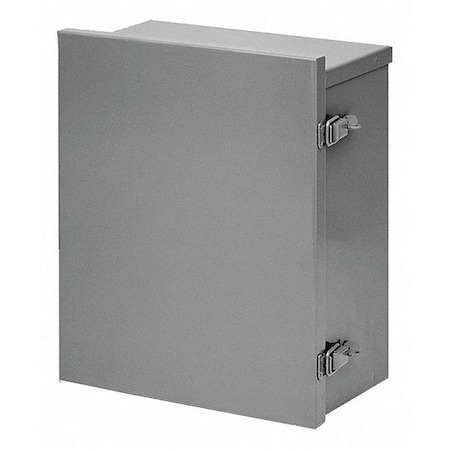Nvent Hoffman Padlockable Hasp Electrical Enclosures, 12 in H, 6 in D, 12 in W, 3R, Steel A12R126HCLO