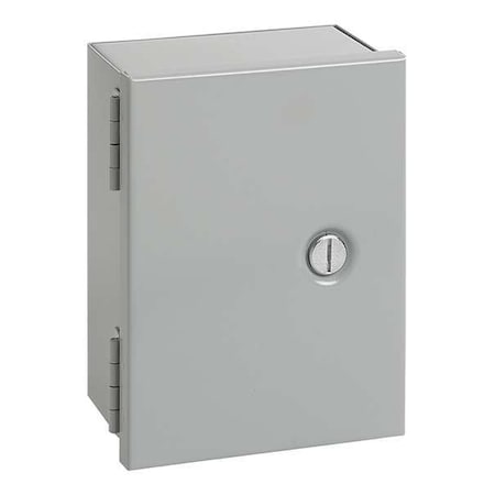Nvent Hoffman Flush Slotted Latch Electrical Enclosures, 8 in H, 4 in D, 6 in W, 1, Steel A8N64