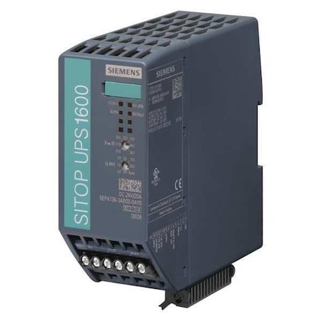 Siemens UPS System, 600kVA, Standby, Out: 24V DC In: 24V DC 6EP41363AB000AY0