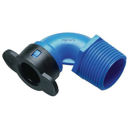 Hydrorain Elbow, 1/2 in. Tube x 3/4 in. MIPT, 80 psi 37971