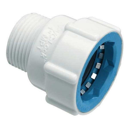 HYDRORAIN Adapter, 1 in. Tube x 1 in. MPT, 150 psi 08678