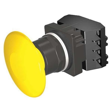 Siemens Push Button Operator, 30 mm, 2NC, Yellow 52BM9V4G