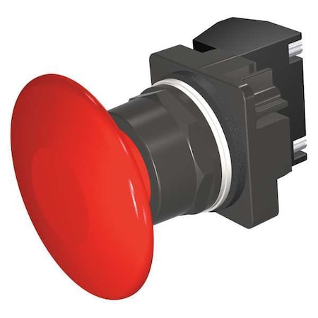 Siemens Push Button Operator, Mushroom Head, Momentary Action, Not Applicable Release, Non-Illuminated, Red 52BM9V2J