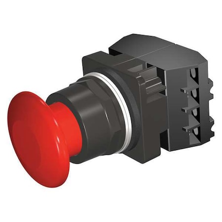 Siemens Push Button Operator, Mushroom Head, Momentary Action, Not Applicable Release, Non-Illuminated, Red 52BM9W2G