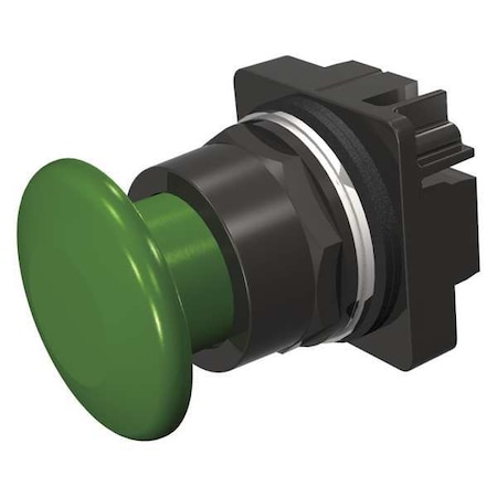 Siemens Push Button operator, 30 mm, Green 52BM9W3