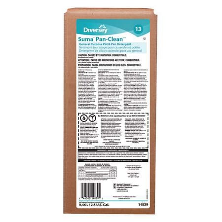 Diversey Pot and Pan Cleaner, 2.5 gal., Blue 914839