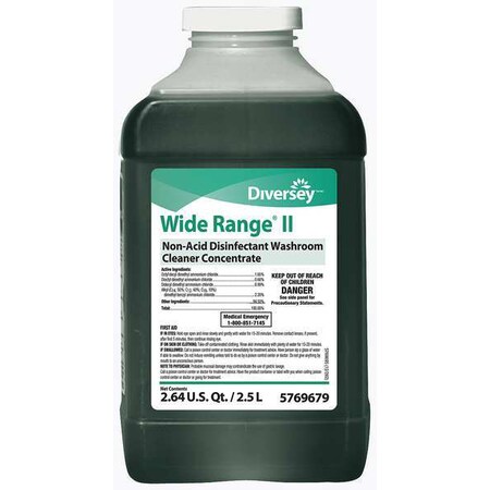 Diversey Bathroom Cleaner, 84.5 oz. Bottle, 2 PK 5769679