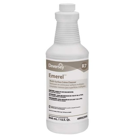 Diversey Bathroom Cleaner, 32 oz., Fresh, PK12 94995295