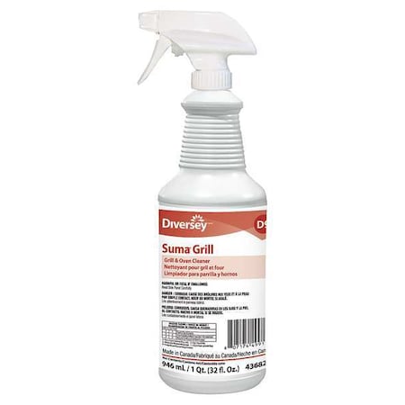 Diversey Oven and Grill Cleaner, 32 oz., PK6 94368241