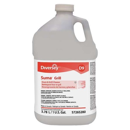 Diversey Oven and Grill Cleaner, 1 gal., PK4 957265280