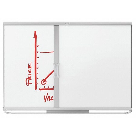 Quartet Dry Erase Board Eraser, 96-13/16inD, Silvr 85387