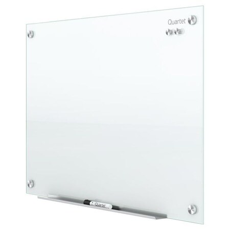 Quartet 24"x36" Magnetic Glass Dry Erase Board G3624W | Zoro