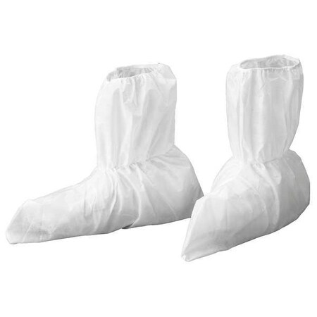 Condor Shoe Covers, L, 13 in. H, White, PK100 32GV63