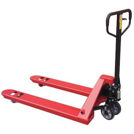 DAYTON Pallet Jack, 5500 lb., Quiet, Steel, Red 32HD11