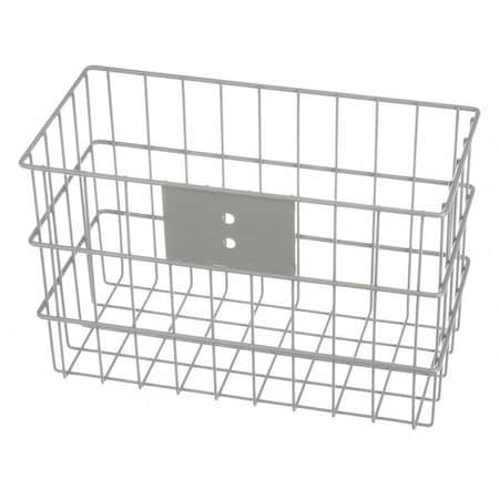 Marlin Steel Wire Products Rectangular Storage Basket, Steel, Gray 00-02035005-04