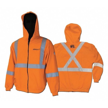 Rps BNSF C3 FR Fleece Full Zip with Hood XL BNSF-ORG-28-4