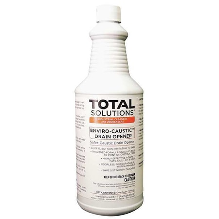 Athea Laboratories Liquid Drain Opener, 1 qt., Bottle, PK12 253