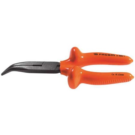 Facom Bent Nose Insulated Pliers 1000VSE - 7-7/8" FA-195.20AVSE