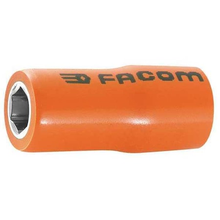 Facom 1/4 in Drive, 8mm 12 pt Metric Socket, 6 Points FM-R.8AVSE