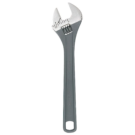 Channellock Adj. Wrench, 4", 1/2" Cap., Black 804N