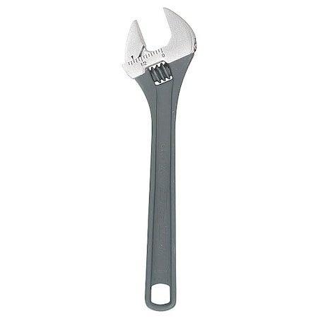 Channellock Adj. Wrench, 6", 15/16" Cap., Black 806NW